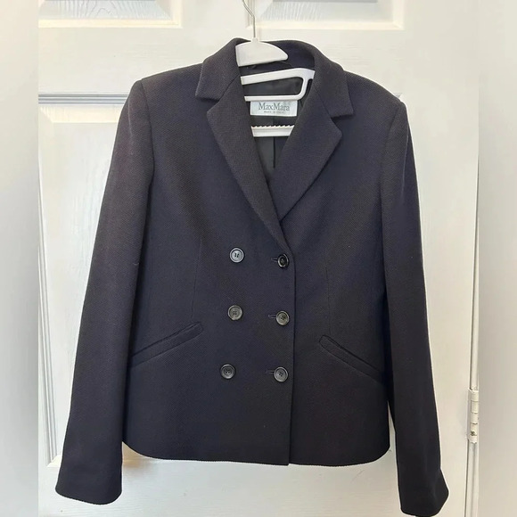 ! MaxMara wool blend blazer jacket - Picture 2 of 7